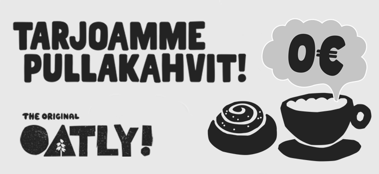 Oatlyn mainoskuva.