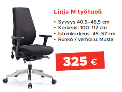 Modeon työtuoli tarjous.