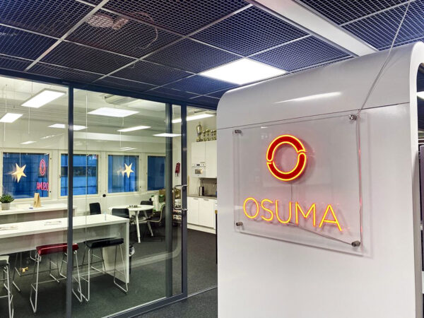 Osuman toimitilat.