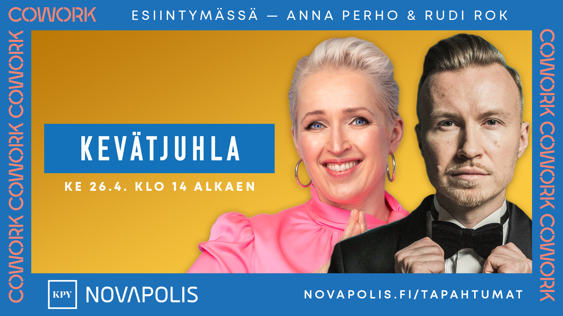 Anna Perho ja Rud Rok mainoskuva.