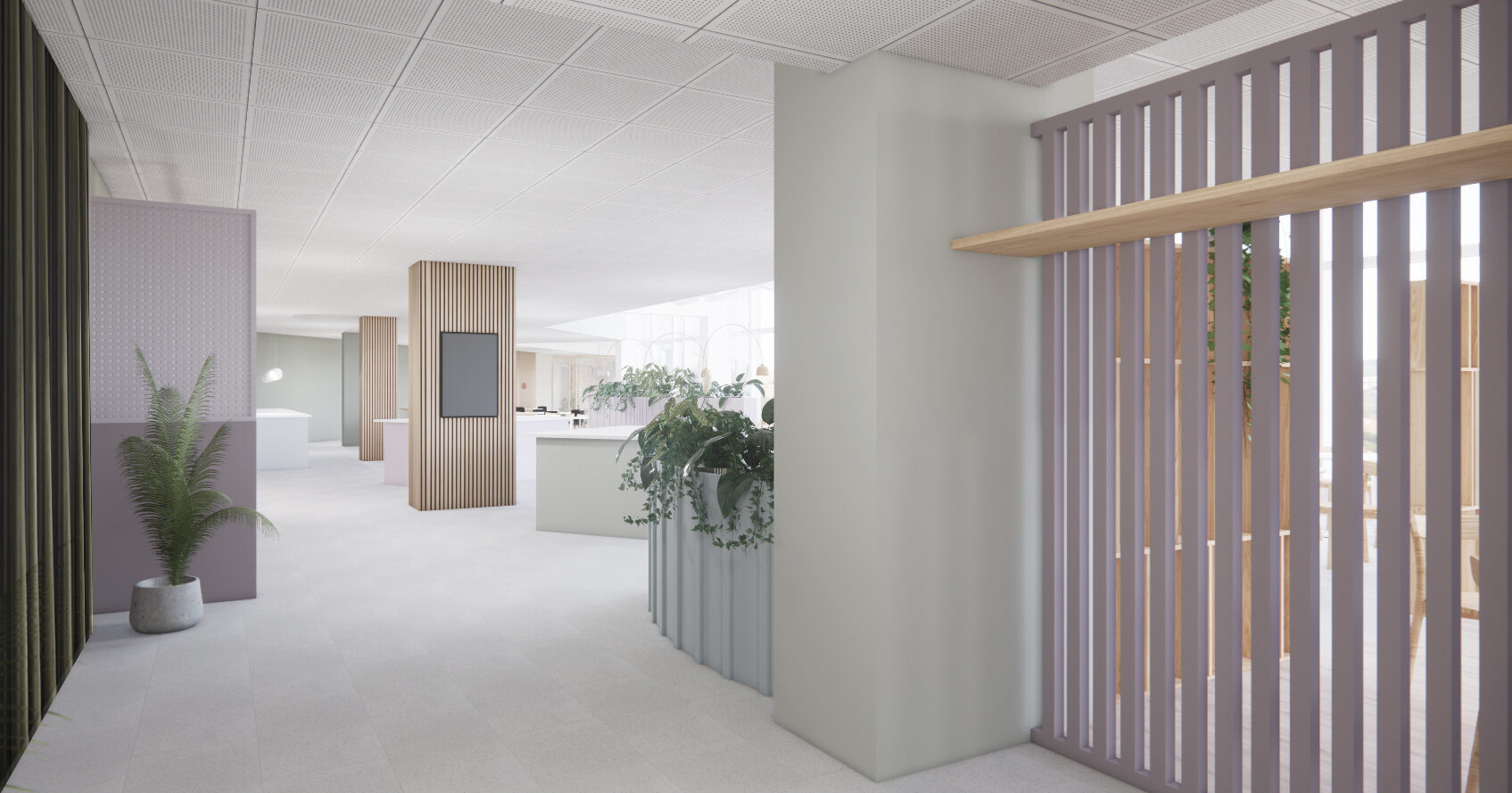 Viestikadun CoWork-havainnekuva