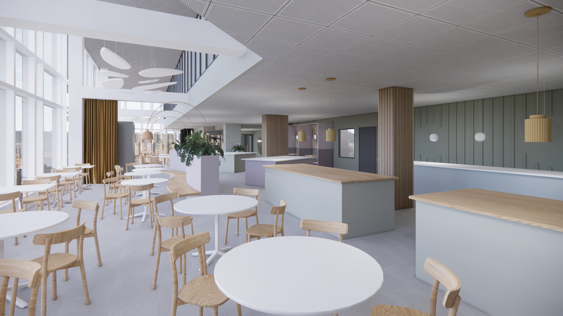 Viestikadun CoWork-havainnekuva